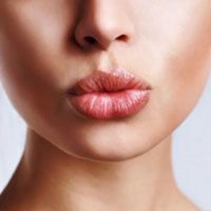 Close Up of Woman's Lips